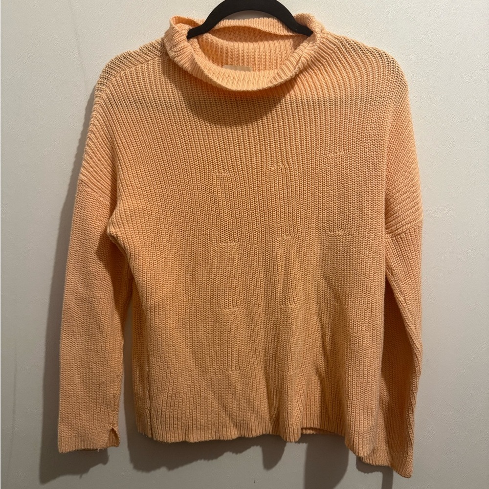 🩷 Peach Knit Women's Sweater